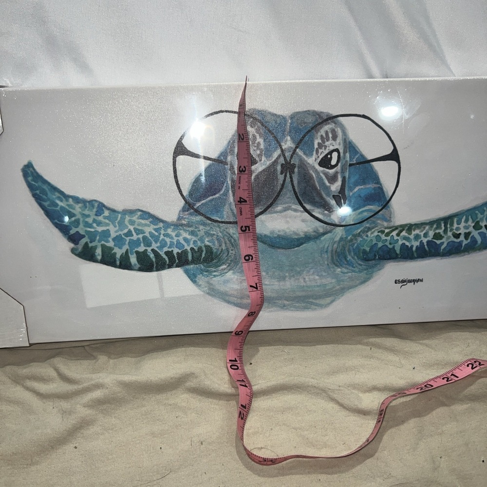 Sea Turtle Canvas Print- Wall Decor for Living Room‎ - Picture 5 of 5